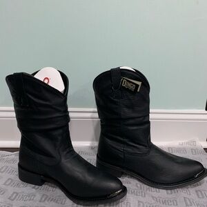 Dingo Midnight Black Leather Boots